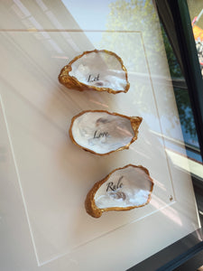 XL lijst 3 oesters met witte passe partout