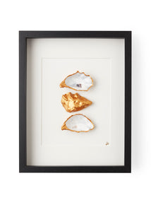 XL lijst 3 oesters met witte passe partout